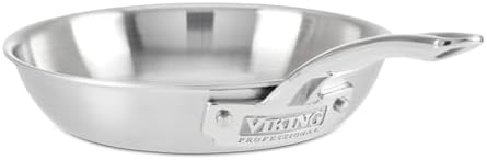 Viking 5 Ply Non Stick Frying Pan 8 Inch Silver