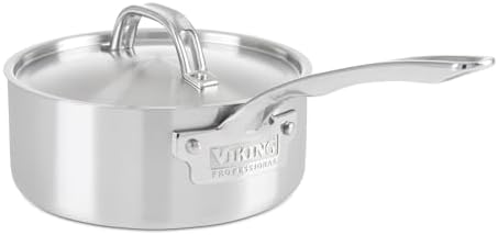 Viking Professional 2-Quart 5-Ply Stainless Steel Saucepan with Lid