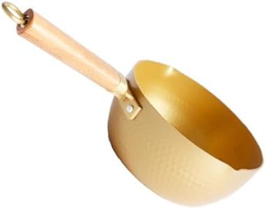 Japanese Style Non Stick Milk Pan With Gold Hammered Handle