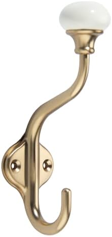 TUNNY 5-Pack Champagne Bronze Coat Hooks
