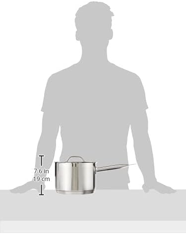 Heavy-Duty 45 Quart Stainless Steel Sauce Pan with Cover