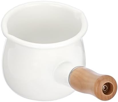 Elegant Enamel Butter Warmer Pot