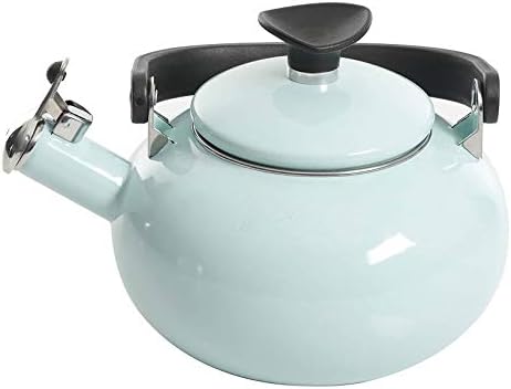 Kenmore Broadway Tea Kettle Enamel on Steel 15-Quart Glacier Blue