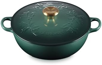Le Creuset Enameled Cast Iron Soup Pot 45 Qt Artichaut With Gold Knob