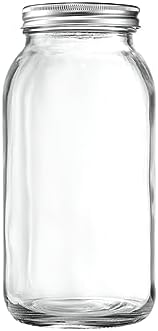 widened mason jar for preserving meal prep