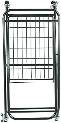 Verona Collapsible Laundry Cart with Basket Black Large 1
