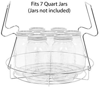 Sturdy 2-Pack Stainless Steel Canning Rack for 12 Pots Jars
