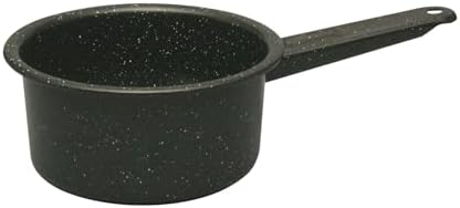 1-quart Granite Ware Saucepan Speckled Black