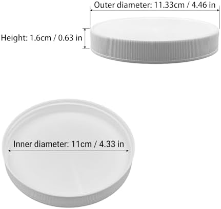 Hufopik 3-Piece Plastic Jar Lids