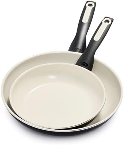 GreenPan Rio 8 10 Skillet Set PFOA-Free Nonstick bakelite Handles