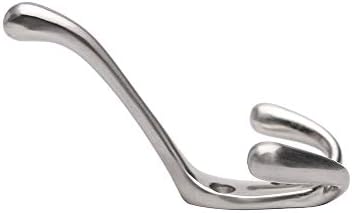 Durable 5-Pack Coat Hat Hooks with Flared Prongs