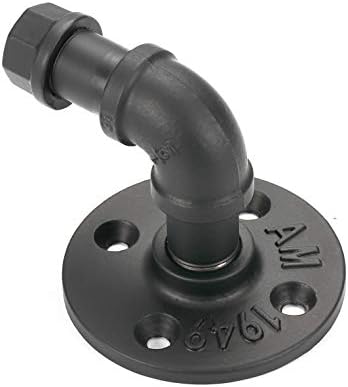 Industrial Style Metal Towel Hook Black Durable and Multi-Purpose