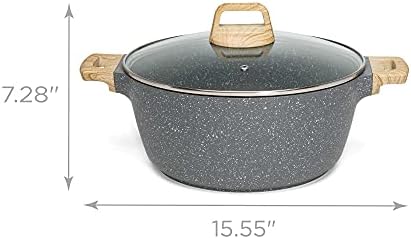 Ecolution Farmhouse Cast Aluminum Dutch Oven - Durable Modern Design