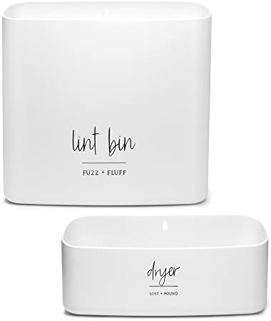 Magnetic Lint Bin for Laundry Storage