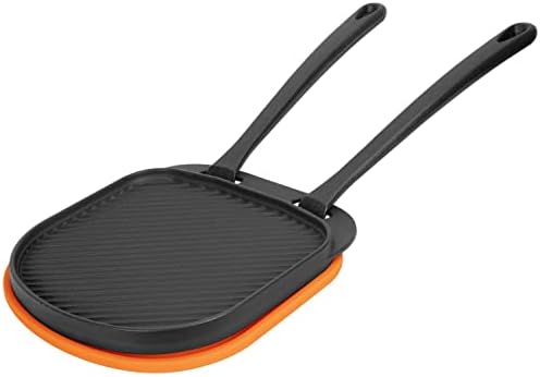 Cast Iron Grizzler Pan forBBQ Grill