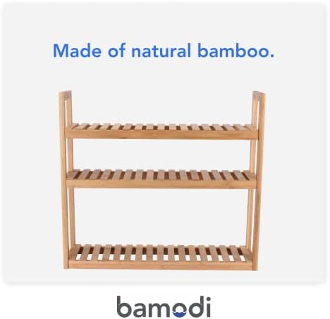 Bamodi Bamboo Bathroom 3 Tier Shelf