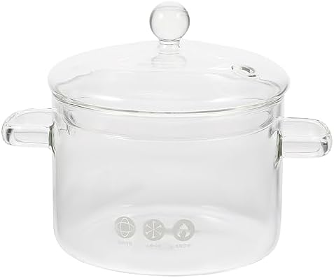 BRIGHTFUFU 1500ml Glass Stew Cooker