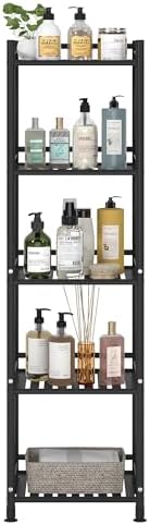 5 Tier Metal Standing Shelf for Organizing Your Space