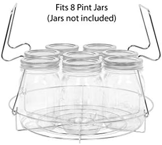 Sturdy 2-Pack Stainless Steel Canning Rack for 12 Pots Jars