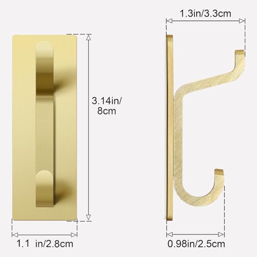 Josmimic - Adhesive Towel Hooks Perfect for Everyday Use