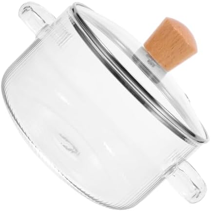 Luxshiny 2-Piece Glass Cookware Set
