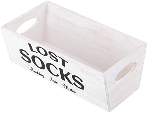 Blulu Lost Socks Sign for Farmhouse Laundry Room
