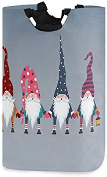 Foldable Christmas Gnomes Laundry Basket