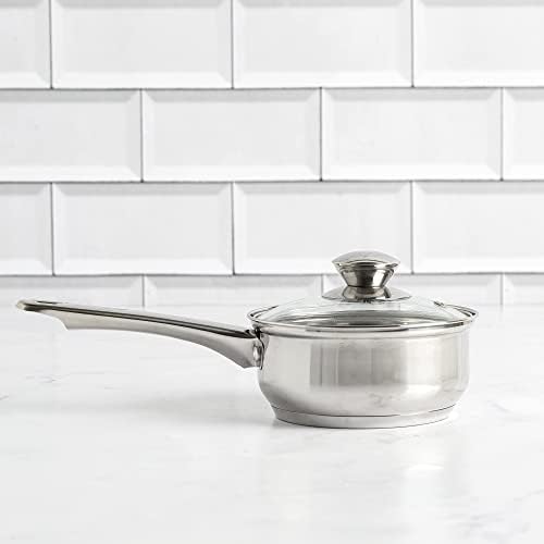 Ecolution 1-Quart Stainless Steel Saucepan Premium Cooking Excellence