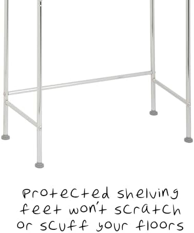 3-Tier Standing Shelf for Bathroom Above Toilets Space Saver
