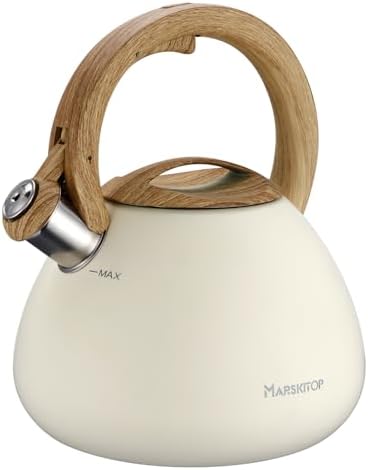 Stainless Steel 26 Quart Tea Kettle with Whistle