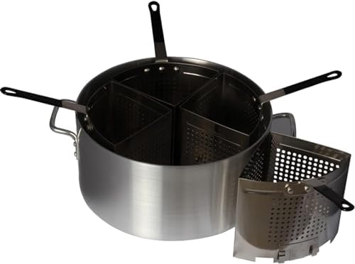 Bingo Wang Aluminum Pasta Maker for Home Commercial 20 Qt Details Inside
