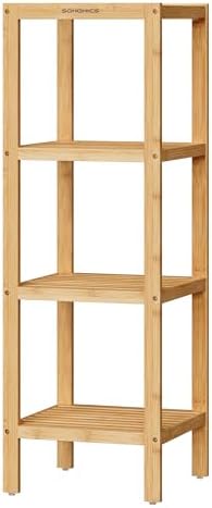 4-Tier Bamboo Storage Shelf