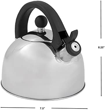 Quick-Boil Silver Tea Kettle 85x75