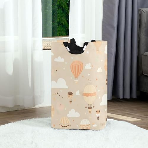Kigai Collapsible Laundry Basket with Handles Durable Organization Tool for Home