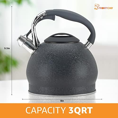 Priority Chef 1810 Steel Tea Kettle