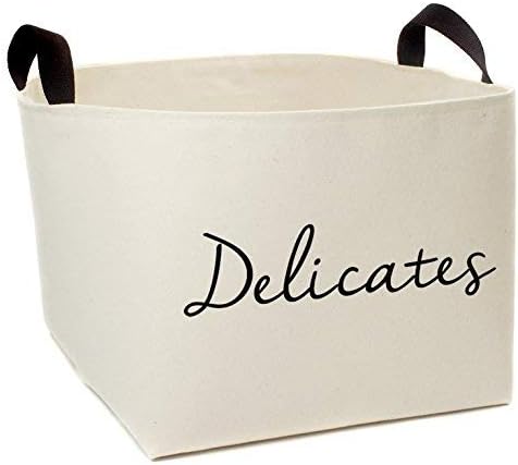 Sophisticated Delicate Canvas Storage Basket
