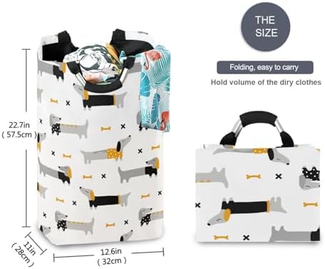 Kigai Collapsible Laundry Basket Durable Waterproof