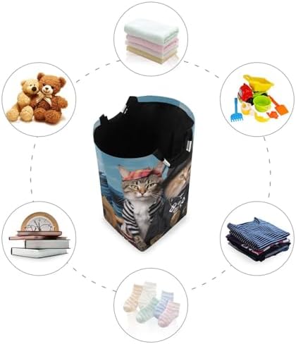 Compact Multi-Functional Foldable Laundry Hamper