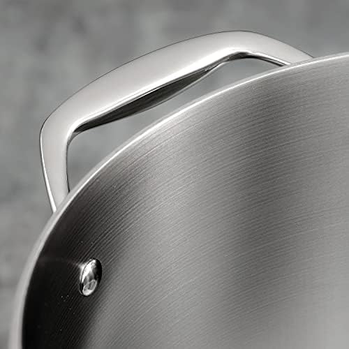 Tramontina Tri-Ply Clad Stainless Steel 4-Quart Sauce Pan with Lid
