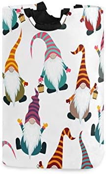 Christmas Funny Gnomes Laundry Basket - Foldable Storage for Kids Bathroom laundrovia