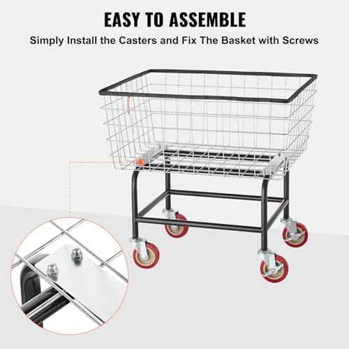 VEVOR Multi-Functional Wire Laundry Cart