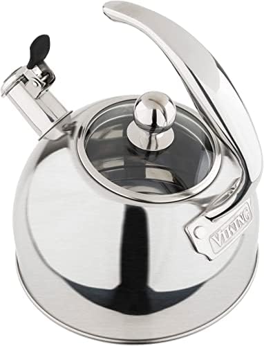Viking Culinary 3-Ply Stainless Steel Whistling Tea Kettle