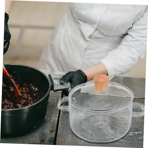 Luxshiny 2-Piece Glass Cookware Set