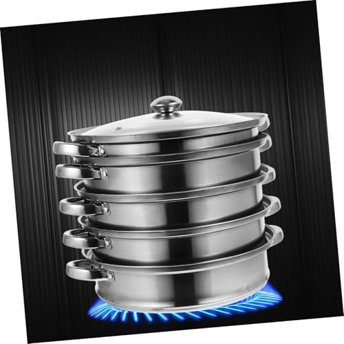 Versatile Stock Pot with Steamer Basket for Cooking Pasta More