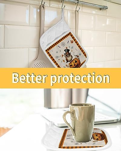 Gehucoxee Rustic Halloween Pot Holder Set 3 Pack 1