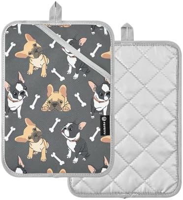 French Bulldog Pot Holder Set