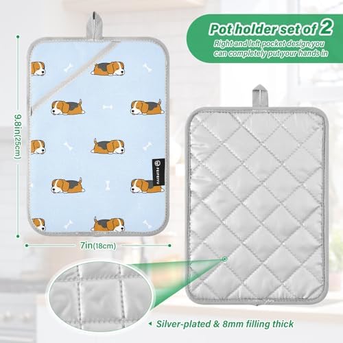 Paw-Safe Heat-Resistant Potholder for Dogs Durable and Safer