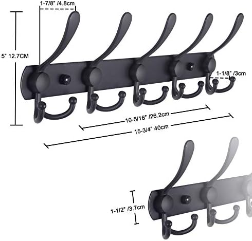Sturdy Wall-Mounted Coat Rack