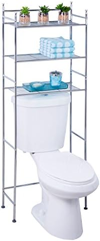 3-Tier Standing Shelf for Bathroom Above Toilets Space Saver
