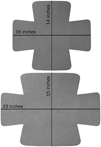 6 Large Felt Dish Protectors by Evelots